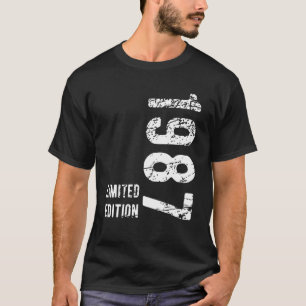 Camiseta 36 anos 1987 36º aniversário