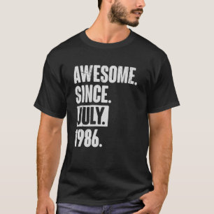 Camiseta 36 anos de idade 36 anos Aniversário fantástico de