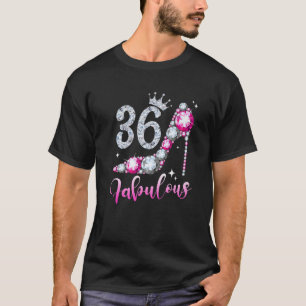 Camiseta 36 E Fabuloso 36° Aniversário, Calçados De Alto Cu