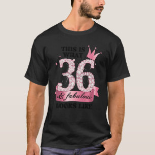 Camiseta 36 e Fabuloso Grupo de Partido Branca Rosa Candid 