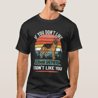 Camiseta 36 Se Você Não Gosta de German Shepherd Eu Não Gos