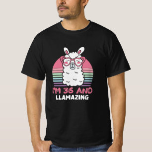 Camiseta 36 Year Old Bday Llamazing 36th Birthday Llama