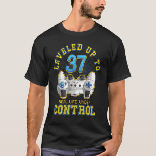 Camiseta 37º Aniversário Gamer Levou Até 37 Anos De Jogos