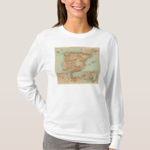 Camiseta 3738 espanha, Portugal