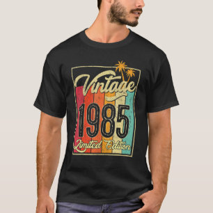 Camiseta 37. º aniversário Mens 37 anos Vintage 1985 1