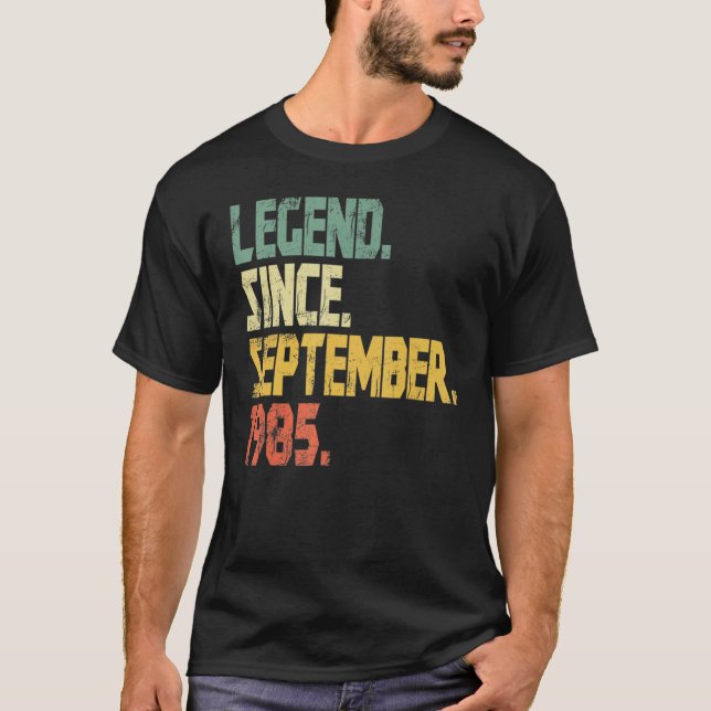 Camiseta 37 Anos De Legenda Desde Setembro De 1985 37º Bir (Frente)
