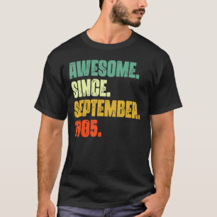 Camiseta 37 anos é incrível desde setembro de 1985 37º 3