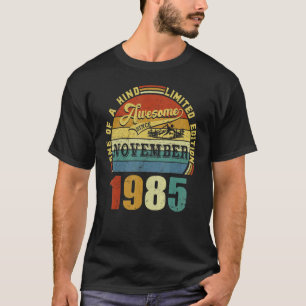 Camiseta 37 anos Engraçado desde novembro de 1985 37t
