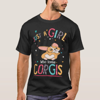 Camiseta 37 Apenas Uma Garota Que Ama Corgi