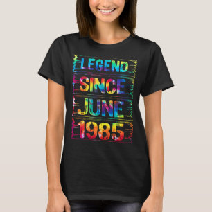 Camiseta 37 De Junho Desde 1985 37º Aniversário Do Dia Da M