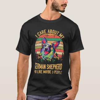 Camiseta 37 Eu Me Importo Com Meu Pastor Alemão E Gosto Tal