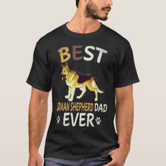 Camiseta 37 Melhor Pastor Alemão Pai de Todos os Tempos Pas