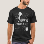 Camiseta 37th Birthday Square Root Math 37 Years Old Bday<br><div class="desc">Birthday Design For anyone who's horoscope say difficult & Stubborn But totally worth.Wear it with pride at work,  school gym perfect to pair with shorts,  leggings or jeans for a casual yet trendy Look</div>
