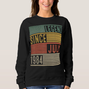Camiseta 38ª Legenda de aniversário desde julho de 1984 38