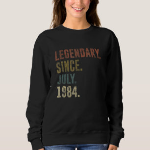 Camiseta 38º aniversário da Legendária Vintage desde julho