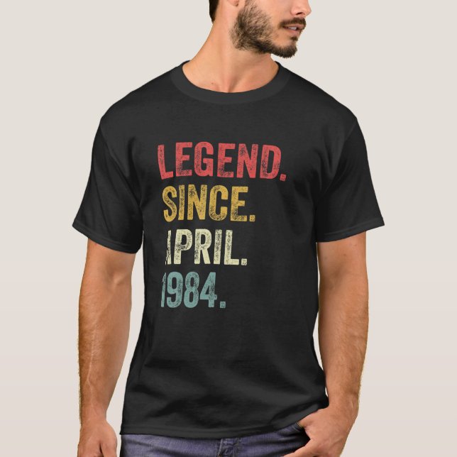Camiseta 38º Aniversário Oferece Legenda De 38 Anos Desde A (Frente)