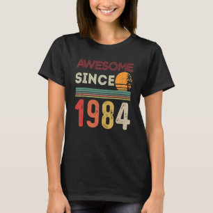 Camiseta 38º Aniversário Vintage 1984 Nascer Em 1984 Si Fan