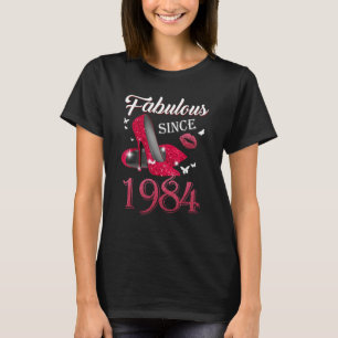 Camiseta 38.º Aniversário Alto Salto 38 Anos Pecado Fabulos