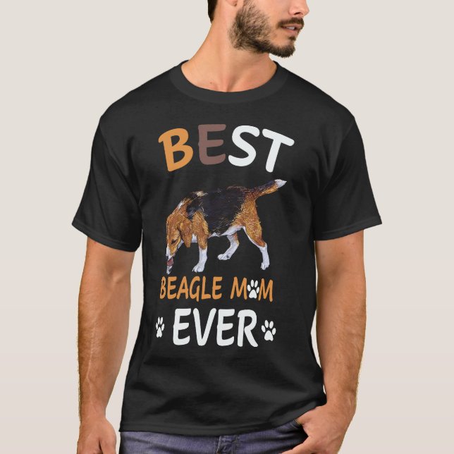 Camiseta 38 A Melhor Mãe Beagle de Sempre Beagle (Frente)
