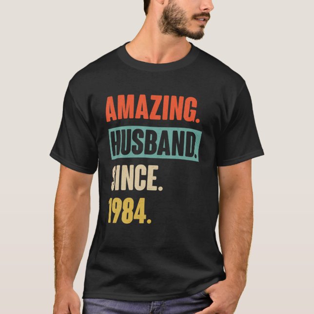 Camiseta 38 Aniversário De Casamento Dando-Lhe Presente - M (Frente)