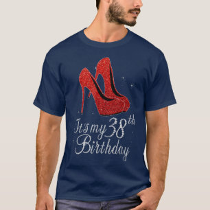 Camiseta 38 anos 1984 Altos Saltos é meu 38º Aniversário