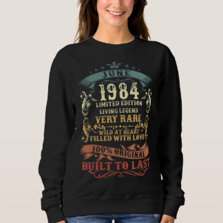 Camiseta 38 anos 38 de junho Último aniversário para homens
