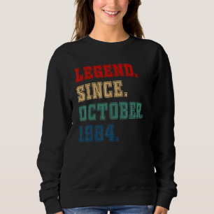 Camiseta 38 anos de lenda desde outubro de 1984 38º nascime