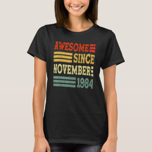 Camiseta 38 anos é incrível desde novembro de 1984 38th Bir