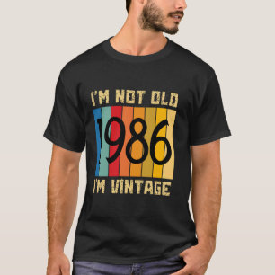 Camiseta 38 anos, não sou velho, sou Vintage 1986 38º anive