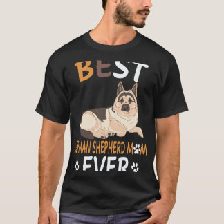 Camiseta 38 Melhor Mãe Pastor Alemão de Todos os Tempos Pas