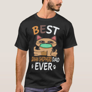 Camiseta 38 Melhor Pastor Alemão Pai de Todos os Tempos Pas