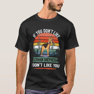 Camiseta 38 Se Você Não Gosta de Pastor Alemão Eu Não Gosto