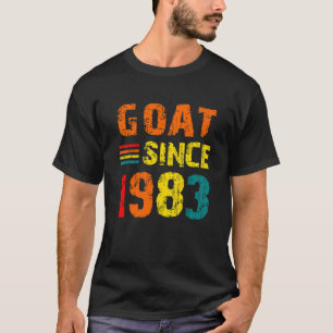Camiseta 39º Aniversário, 39 Anos De Idade, Caprino Desde 1