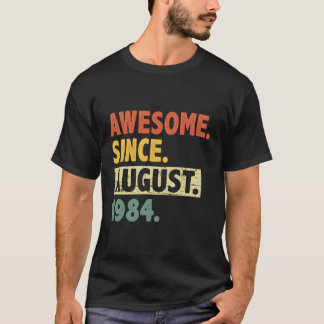 Camiseta 39º Espetacular Desde Agosto De 1984 39