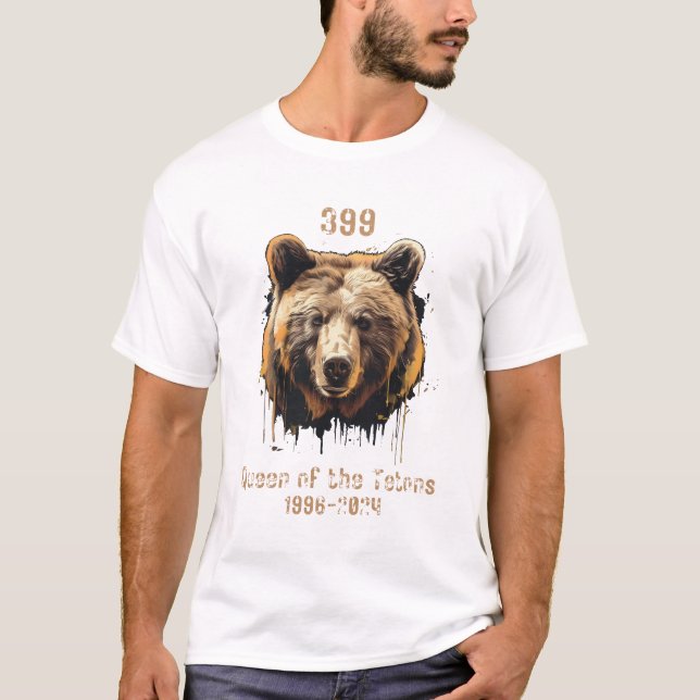 Camiseta 399 Queen of the Tetons National Park 1996 - 2024 (Frente)