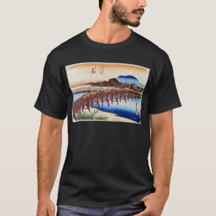 Camiseta 39. 岡崎宿, 広重 Okazaki-juku, Hiroshige, Uki