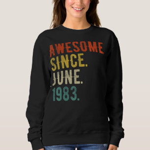 Camiseta 39 anos de idade junho de 1983 1