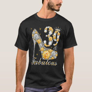 Camiseta 39 e Fabuloso Diamante C de 39 Anos de 39 Anos de