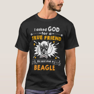 Camiseta 39 Perguntou A Deus Um Beagle