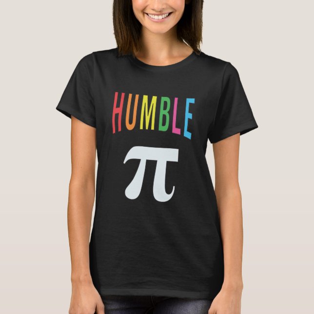 Camiseta 3.14 Camisa-Piada de Matemática Engraçada "Pie Pi" (Frente)