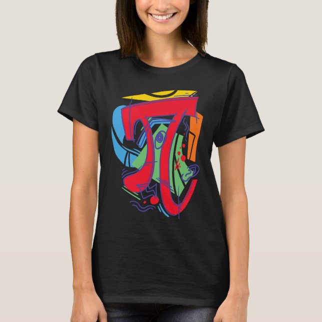Camiseta 3.14 Design De Matemática Para Pi Day (Frente)