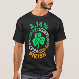 Camiseta 3.14 Dia de São Patrício Engraçado Pirish Matth Pi