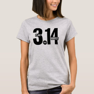 Camiseta 3.14 Dia do Pi Jardineiro-Planta Semente Colheita