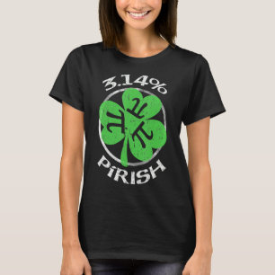 Camiseta 3 14 Geek de Matemática de St Patricks Engraçado P