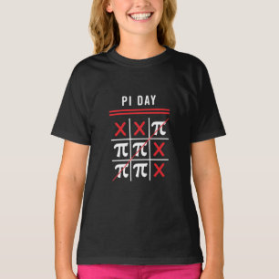 Camiseta 3.14 "Tic-Tac-Toe Noughts" E "Crosses Happy Pi Day