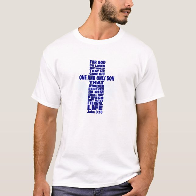 Camiseta 3:16 de John (Frente)