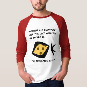 Camiseta 3/4 Capa "Awestrck" Raglan - Red - Boomerangida