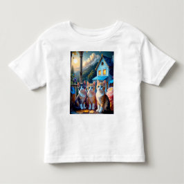 Camiseta 3 Adorable Artist designed Kittens
