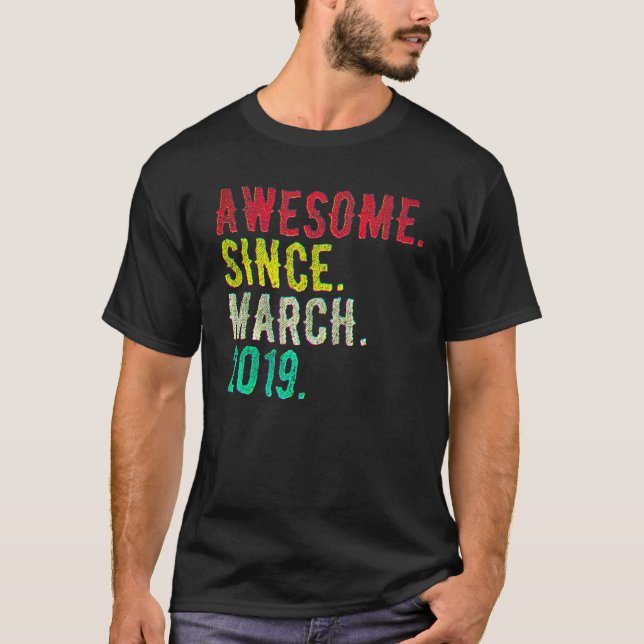 Camiseta 3 anos março de 2019 (Frente)