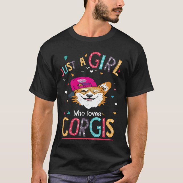 Camiseta 3 Apenas Uma Garota Que Ama Corgi (Frente)